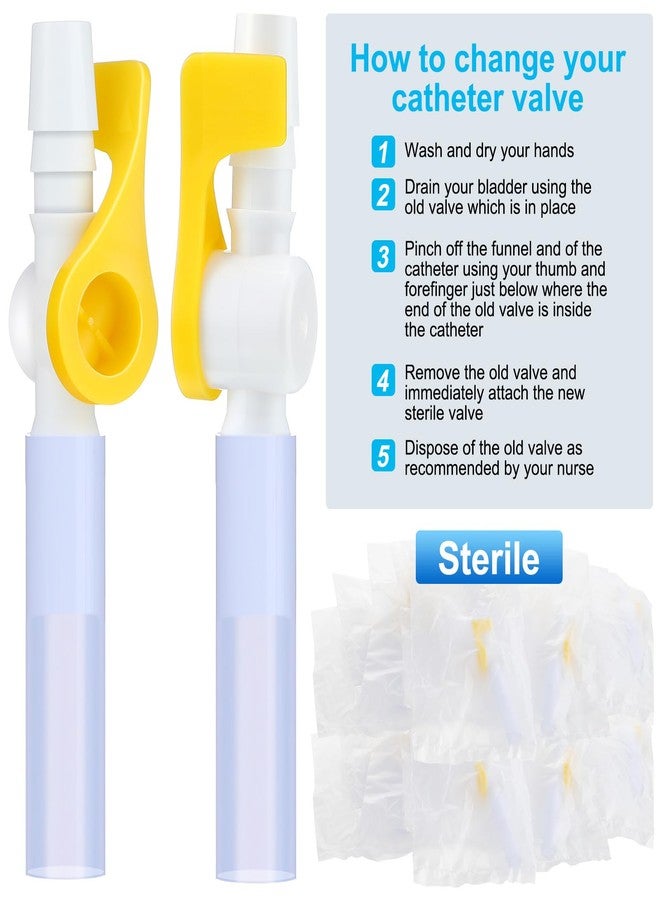 Threlaco صمامات قسطرة ثريلاكو، عبوة من 15 صمامًا، مغلفة بشكل فردي، مزودة بكيس صمامات قسطرة لتصريف البول، بحواف ناعمة وأنابيب تمديد سيليكونية، لتوفير الراحة المثلى أثناء تصريف البول. - Image 3